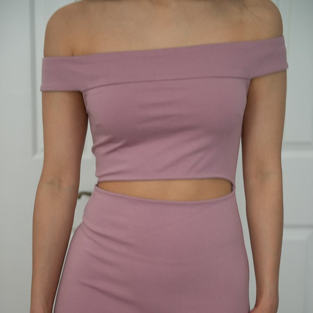 Urban Outfitters Off-The-Shoulder/Cut Out Dress